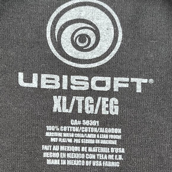 Assasins Creed Brotherhood Ubisoft Mens Black T-Shirt Sz XL - Picture 3 of 5